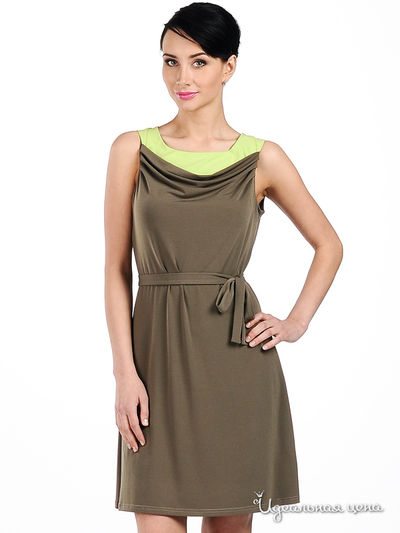 Платье Мультибренд, цвет цвет темно-серый