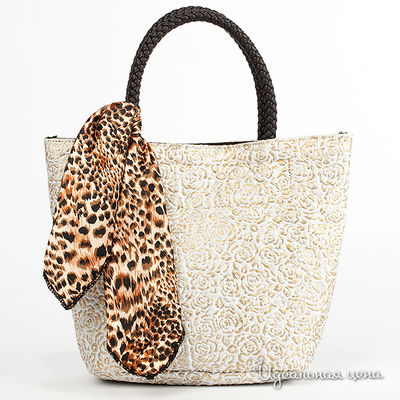 Сумка Fancy, цвет цвет белый / коричневый