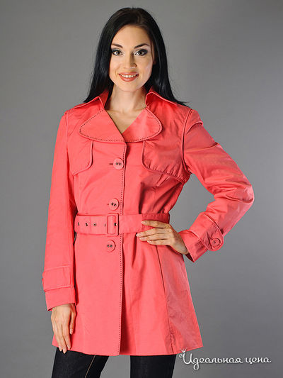 Плащ Kate Cooper&Rouge, цвет цвет коралловый