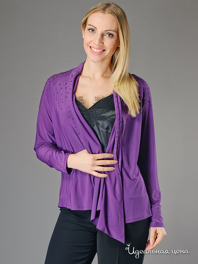 Кардиган Kate Cooper&Rouge, цвет цвет фиолетовый