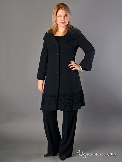 Тренч Kate Cooper&Rouge, цвет цвет черный