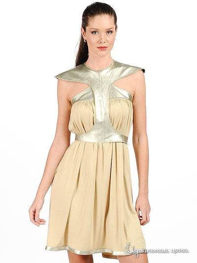 Платье Maria Rybalchenko, цвет цвет бежевый