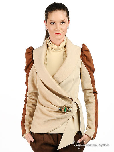 Жакет Maria Rybalchenko, цвет цвет бежевый / коричневый