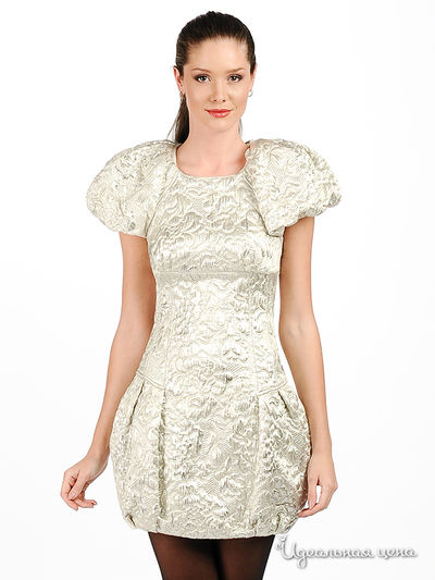 Платье Maria Rybalchenko, цвет цвет серебристый