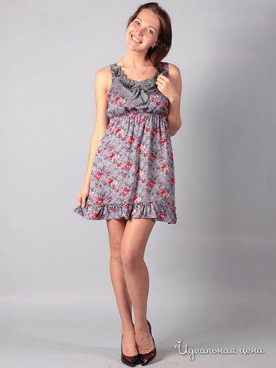 Платье Dress mix, цвет цвет серый