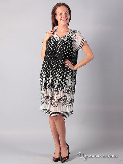 Платье Dress mix, цвет цвет черный / белый