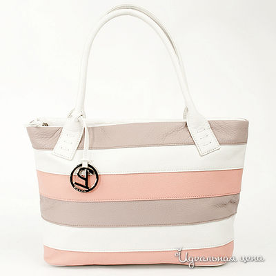 Сумка Palio, цвет цвет белый / розовый / серый