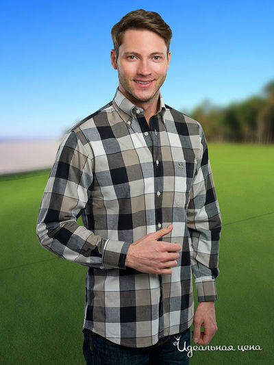 Рубашка Jezequel, цвет цвет серый / бежевый / черный