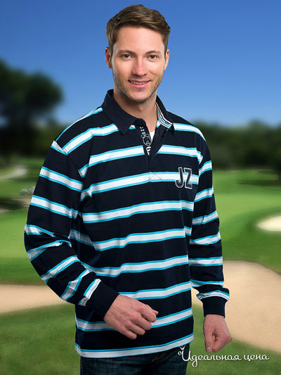 Поло Jezequel, цвет цвет темно-синий / белый