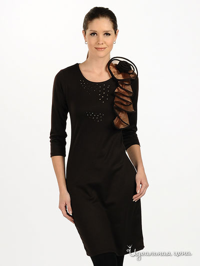 Платье Fervente, цвет цвет шоколадный