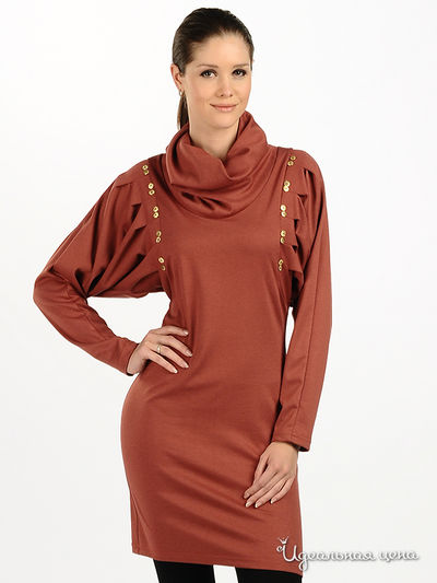 Платье Fervente, цвет цвет терракотовый