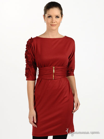 Платье Fervente, цвет цвет бордовый