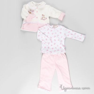 Комплект Best for kids, цвет цвет белый / розовый