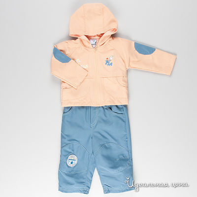 Комплект Best for kids, цвет цвет персиковый / темно-голубой