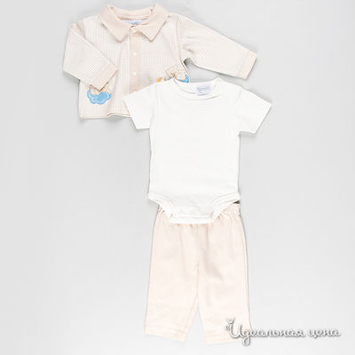 Комплект Best for kids, цвет цвет бежевый / белый