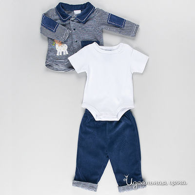 Комплект Best for kids, цвет цвет синий / белый