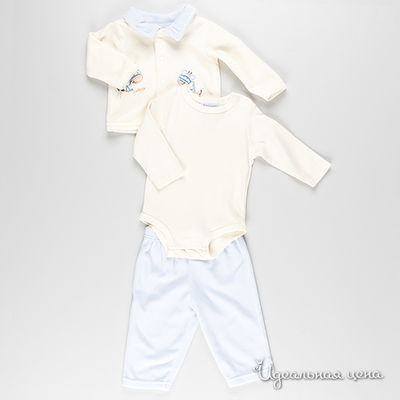 Комплект Best for kids, цвет цвет молочный / голубой