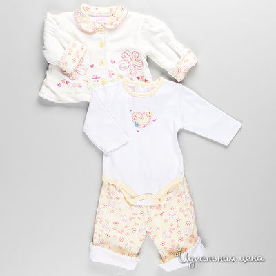 Комплект Best for kids, цвет цвет белый / желтый