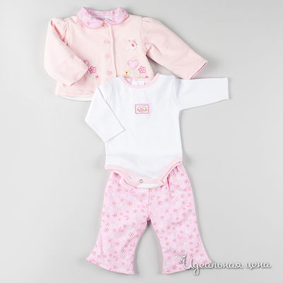 Комплект Best for kids, цвет цвет розовый / белый