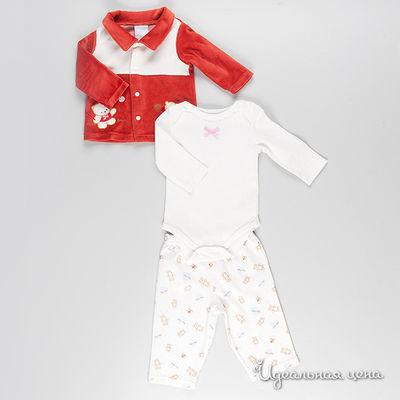 Комплект Best for kids, цвет цвет кирпичный / белый