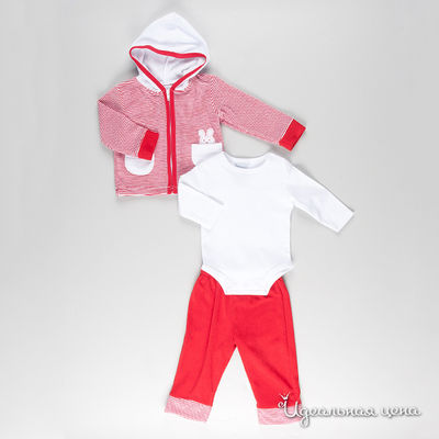 Комплект Best for kids, цвет цвет красный / белый