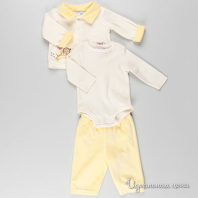 Комплект Best for kids, цвет цвет молочный / желтый