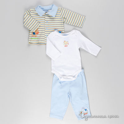 Комплект Best for kids, цвет цвет голубой / белый