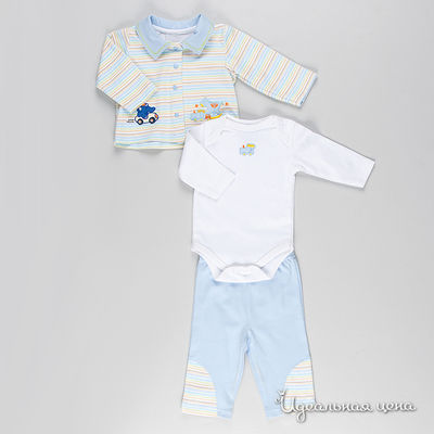 Комплект Best for kids, цвет цвет голубой / белый