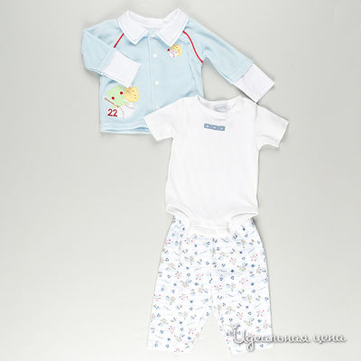 Комплект Best for kids, цвет цвет голубой / белый