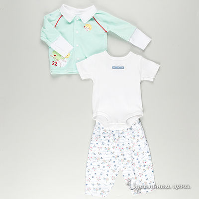 Комплект Best for kids, цвет цвет мятный / белый