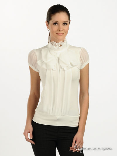 Блузка Fervente, цвет цвет белый