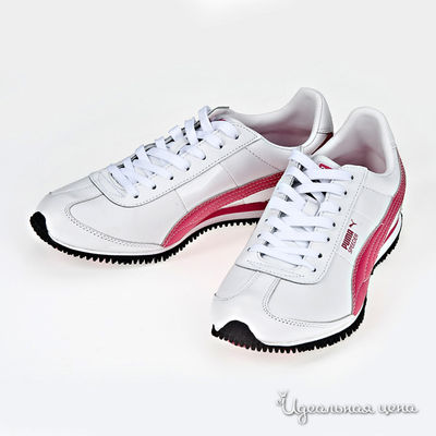 Кроссовки Puma женские, цвет белый / розовый