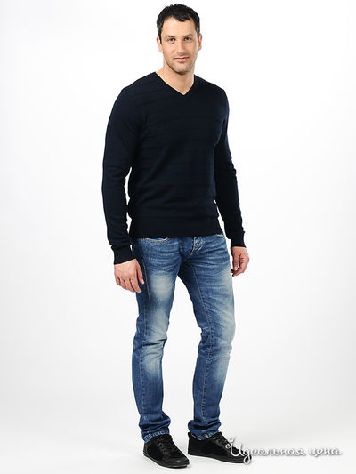 Пуловер Donatto мужской, цвет темно-синий