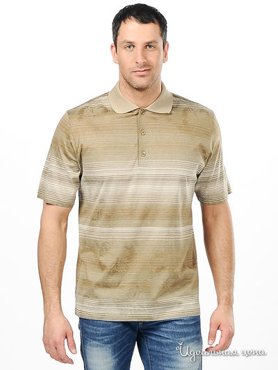 Поло Donatto, цвет цвет серо-коричневый