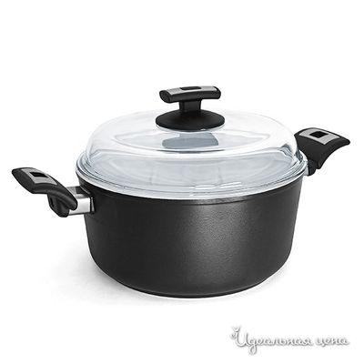 Кастрюля TPT Coating, цвет цвет белый / черный