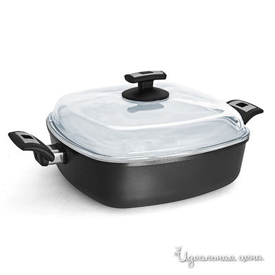 Кастрюля TPT Coating, цвет цвет белый / черный