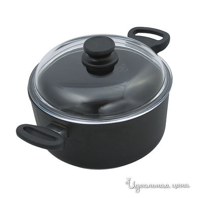 Кастрюля TPT Coating, цвет цвет черный