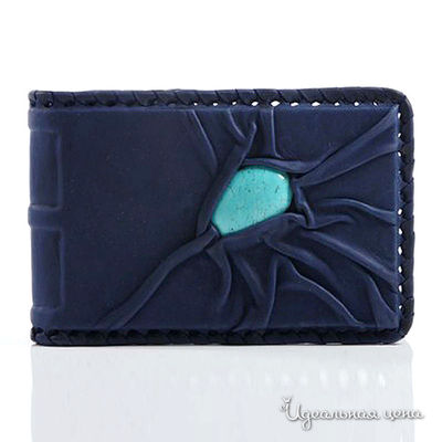 Визитница Кажан, цвет цвет синий