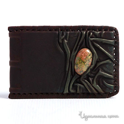 Визитница Кажан, цвет цвет темно-коричневый