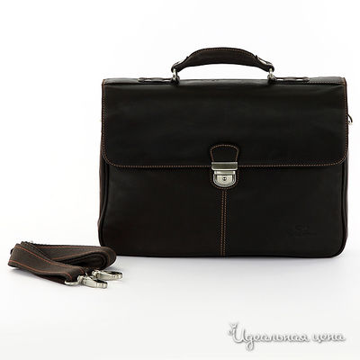 Портфель Hexagona, цвет цвет коричневый