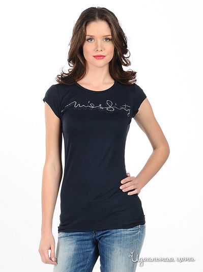 Футболка Miss Sixty, цвет цвет темно-синий