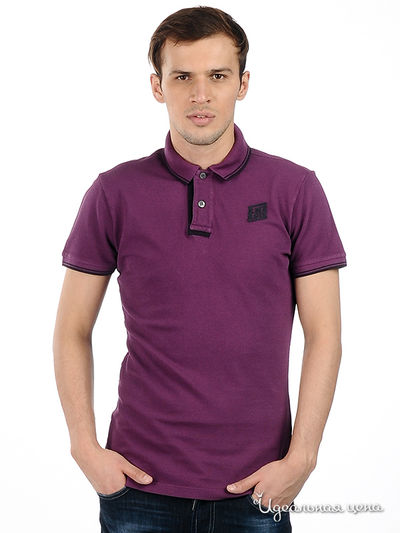 Поло Energie, цвет цвет темно-баклажановый