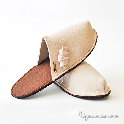 Тапки Feltimo, цвет цвет кремовый / коричневый