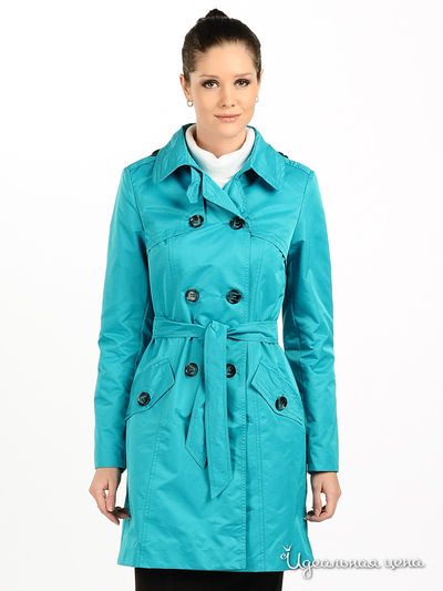 Плащ Hoops, цвет цвет бирюзовый