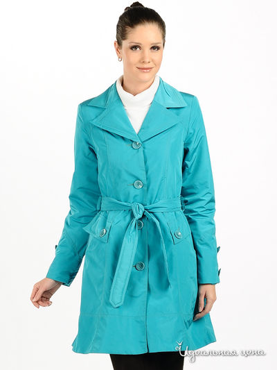 Плащ Hoops, цвет цвет бирюзовый