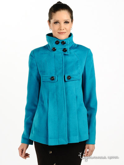 Пальто Hoops, цвет цвет синий