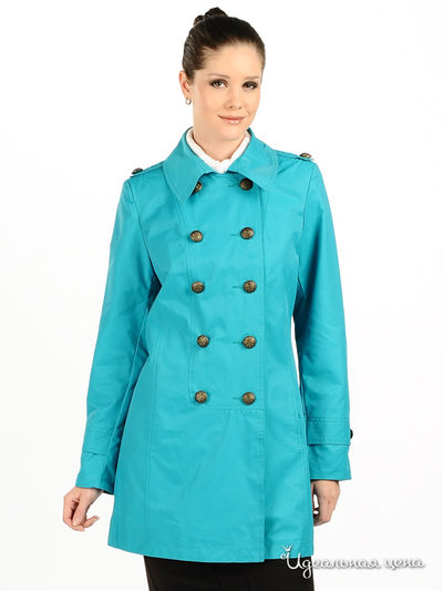 Плащ Hoops, цвет цвет бирюзовый