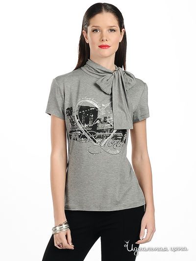 Футболка Blugirl Folies, цвет цвет серый