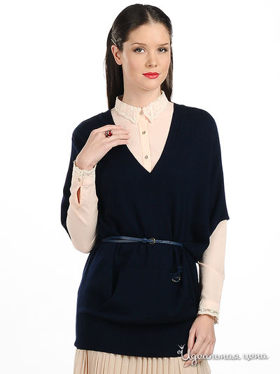 Пуловер Blugirl Folies, цвет цвет темно-синий