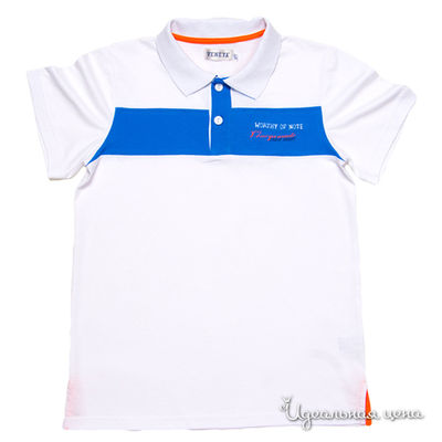 Футболка-поло Венейя, цвет цвет белый / синий